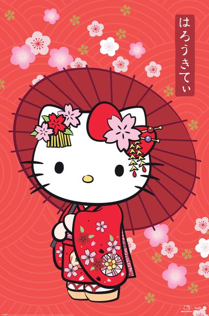 Hello Kitty Japanese Style - plakat