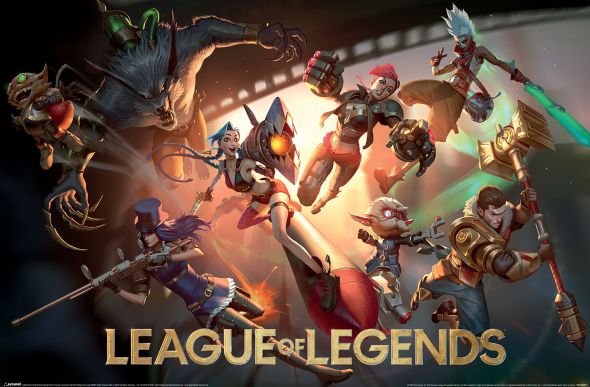 League Of Legends Riot - plakat