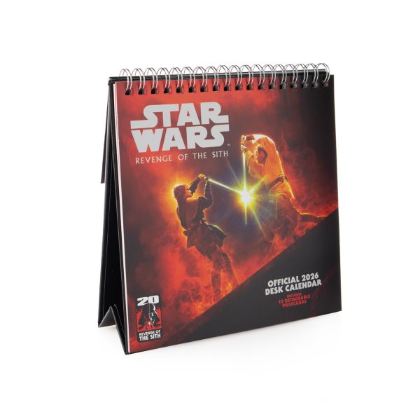 Star Wars Gwiezdne Wojny - biurkowy kalendarz 2026