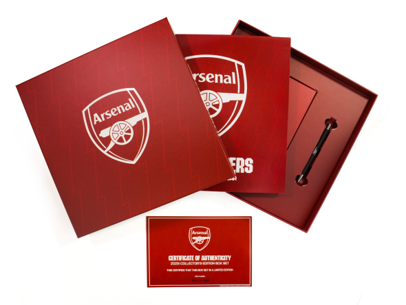 Arsenal FC - zestaw na prezent długopis, kalendarz, pamiętnik 2026