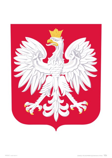 Godło Polski - plakat A4