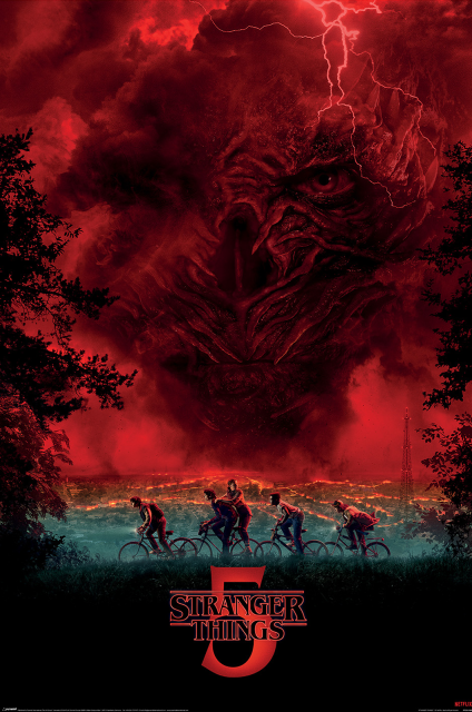Stranger Things 5 Vecna Sky - plakat
