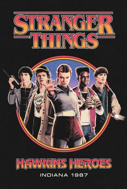 Stranger Things Hawkins Heroes - plakat