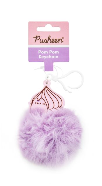 Pusheen Lavender - brelok z pomponem