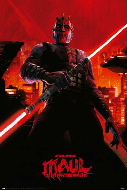 Star Wars Gwiezdne Wojny Darth Maul Shadow Lord - plakat