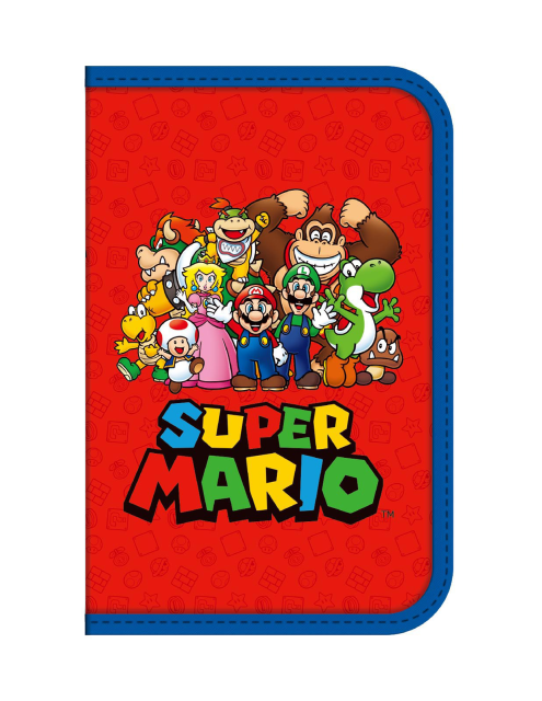 Super Mario Characters - piórnik z wyposażeniem