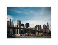 reprodukcja ze zdjęciem drapaczy chmur w Nowym Jorku