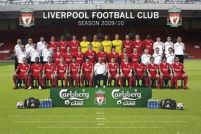 Liverpool Team Photo 09/10 - plakat z drużyną piłkarską