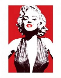 Marilyn Monroe (Czerwień) - reprodukcja 40x50 cm