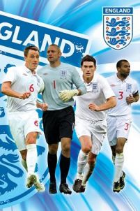 England F.A Side 2/2 - Terry, Green, Barry Cole - plakat