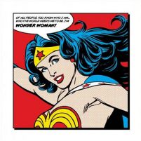 Komiksowa reprodukcja przedstawiająca Wonder Woman