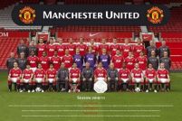 Manchester United Team Photo - plakat