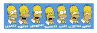 The Simpsons Homer Faces - reprodukcja