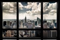 Widok z okna na New York City, plakat