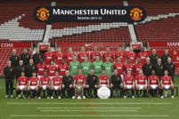 plakat drużynowy Manchester United z sezonu 2011/2012