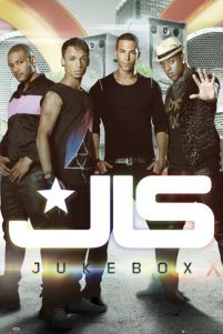 Plakat z chłopakami z JLS