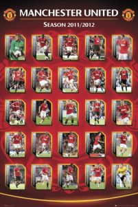 Manchester United Zawodnicy 11/12 - plakat