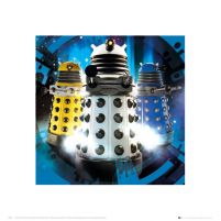 reprodukcja z Doctor Who Daleks