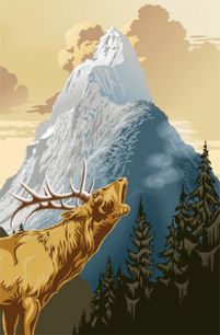 Szczyt Góry - fototapeta