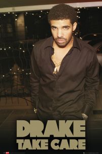Plakat przedstawiający wizerunek kanadyjskiego rapera Drake