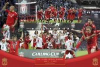 plakat Liverpool Calring Cup z 2012 roku