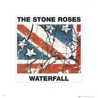 Reprodukcja z okładką albumu The Stone Roses