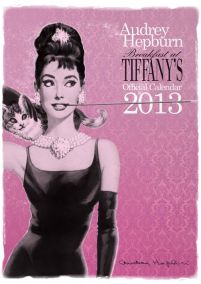 Duży kalendarz na ścianę z legendą kina Audrey Hepburn na rok 2013
