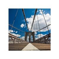 reprodukcja ze zdjęciem jednego z mostów nowojorskich