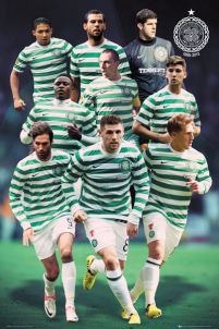 piłkarze Celticu na plakacie