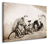 Stare rowery, Włochy - Obraz na płótnie