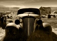 Stary samochód, vintage - fototapeta