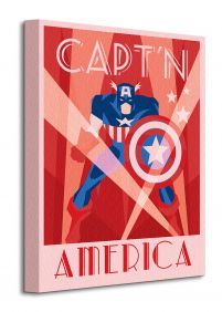 Marvel Deco Captain America - obraz na płótnie
