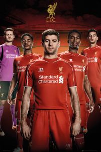 Liverpool Zawodnicy plakat na sezon 2014/2015