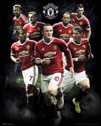Manchester United Zawodnicy 15/16 - plakat