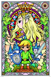 plakat z gry The Legend Of Zelda (Stained Glass)