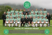 plakat ze składem drużyny piłkarskiej Celtic na sezon 2009/10