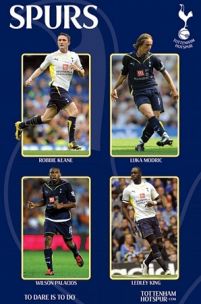 Tottenham Hotspur (Keane, Modric, Palacios, King) - plakat
