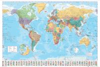 World Map - plakat