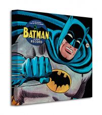 Obraz na płótnie 40x40 przedstawia Batmana