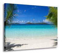 Dziewicze plaże w raju - Obraz na płótnie