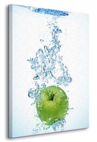 Zielone jabłko - Obraz na płótnie