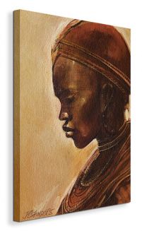 Masai Woman II - obraz na płótnie