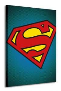 obraz na płótnie przedstawiający symbol Supermana