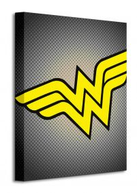 symbol z komiksu Wonder Woman na płótnie 30x40