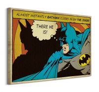 DC komiks (Batman There He Is!) - Obraz na płótnie