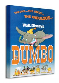 Obraz 30x40 przedstawia słonia Dumbo