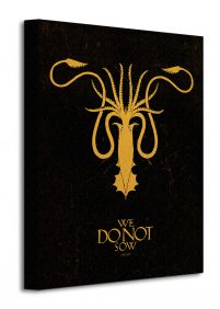 Obraz na płótnie przedstawia herb Greyjoy