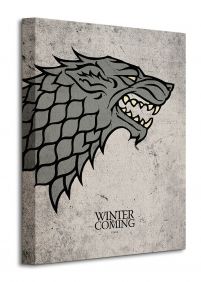 Obraz przedstawia symbol rodu Stark z Winterfell