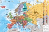 Mapa Europy 2013 - plakat