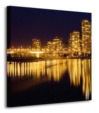 Golden Vancouver - Obraz na płótnie